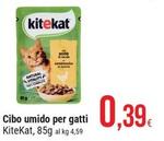 Offerta per Kitekat - Cibo Umido Per Gatti a 0,39€ in Gulliver