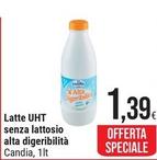 Offerta per Candia - Latte UHT Senza Lattosio Alta Digeribilità a 1,39€ in Gulliver