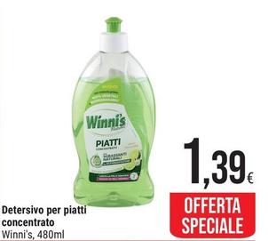 Offerta per Winni's - Detersivo Per Piatti Concentrato a 1,39€ in Gulliver