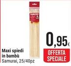 Offerta per Samurai - Maxi Spiedi In Bambù a 0,95€ in Gulliver