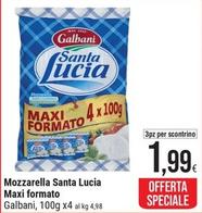 Offerta per Galbani - Mozzarella Santa Lucia a 1,99€ in Gulliver