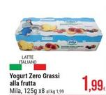 Offerta per Mila - Yogurt Zero Grassi Alla Frutta a 1,99€ in Gulliver