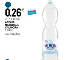 Offerta per Valmora - Acqua Naturale a 0,26€ in Coop