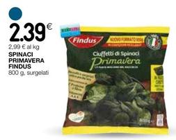 Offerta per Findus - Spinaci Primavera a 2,39€ in Coop