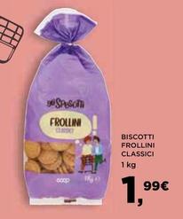 Offerta per Biscotti Frollini Classici a 1,99€ in Coop