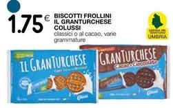 Offerta per Colussi - Biscotti Frollini Il Granturchese a 1,75€ in Coop