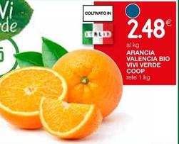 Offerta per Coop - Vivi Verde Arancia Valencia Bio  a 2,48€ in Ipercoop