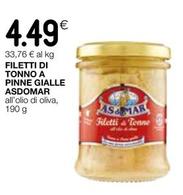 Offerta per Asdomar - Filetti Di Tonno A Pinne Gialle a 4,49€ in Ipercoop