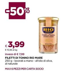 Offerta per Rio Mare - Filetti Di Tonno a 3,99€ in Coop