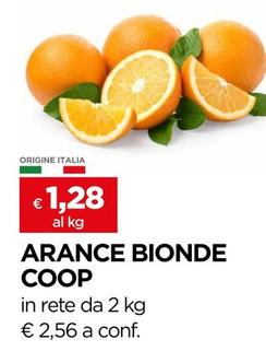 Offerta per Coop - Arance Bionde a 1,28€ in Coop