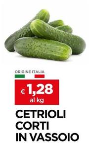 Offerta per Cetrioli Corti In Vassoio a 1,28€ in Coop