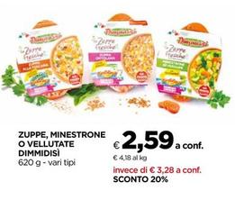 Offerta per Dimmidisì - Zuppe, Minestrone O Vellutate a 2,59€ in Coop