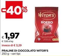 Offerta per Witor's - Praline Di Cioccolato a 1,97€ in Coop