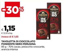 Offerta per Perugina - Tavoletta Di Cioccolato Fondente Nero a 1,15€ in Coop