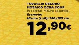 Offerta per Coop - Tovaglia Decoro Mosaico Ocra a 12,9€ in Coop