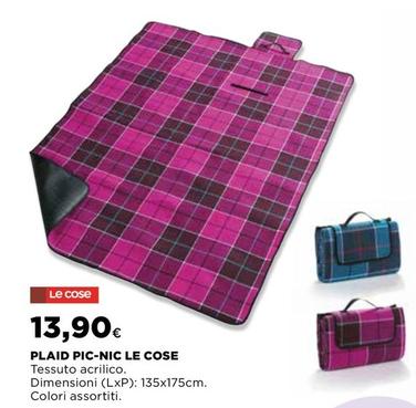 Offerta per Le Cose - Plaid Pic-Nic a 13,9€ in Coop