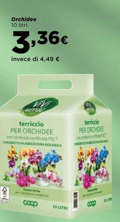 Offerta per Vivi Verde Coop - Linea Terricci Orchidee a 3,36€ in Coop
