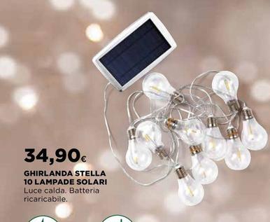 Offerta per Ghirlanda Stella 10 Lampade Solari a 34,9€ in Coop