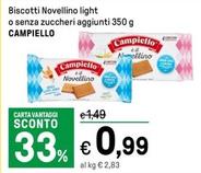 Offerta per Campiello - Biscotti Novellino Light O Senza Zuccheri Aggiunti a 0,99€ in Iper La grande i