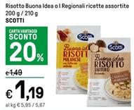 Offerta per Scotti - Risotto Buona Idea O I Regionali Ricette Assortite a 1,19€ in Iper La grande i