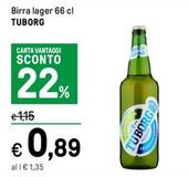 Offerta per Tuborg - Birra Lager a 0,89€ in Iper La grande i