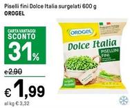 Offerta per Orogel - Piselli Fini Dolce Italia Surgelati a 1,99€ in Iper La grande i