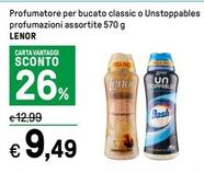 Offerta per Lenor - Profumatore Per Bucato Classic O Unstoppables a 9,49€ in Iper La grande i
