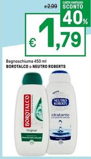 Offerta per  Borotalco/Neutro Roberts - Bagnoschiuma a 1,79€ in Iper La grande i