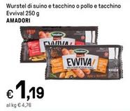 Offerta per Amadori - Wurstel Di Suino E Tacchino O Pollo E Tacchino a 1,19€ in Iper La grande i