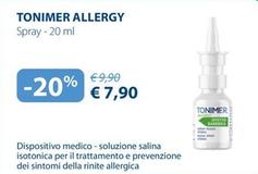 Offerta per Tonimer Allergy a 7,9€ in Iper La grande i