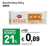 Offerta per Doria - Biscotti Atene a 0,89€ in Iper La grande i