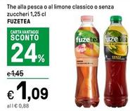 Offerta per Fuzetea - The Alla Pesca O Al Limone Classico O Senza Zuccheri a 1,09€ in Iper La grande i