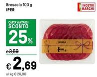 Offerta per Iper - Bresaola a 2,69€ in Iper La grande i