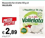 Offerta per Vallelata - Mozzarella Fior Di Latte a 2,89€ in Iper La grande i