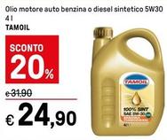 Offerta per Tamoil - Olio Motore Auto Benzina O Diesel Sintetico 5w30 a 24,9€ in Iper La grande i