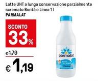 Offerta per Parmalat - Latte UHT A Lunga Conservazione Parzialmente Scremato Bontà E Linea a 1,19€ in Iper La grande i