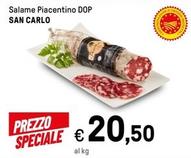 Offerta per San Carlo - Salame Piacentino DOP a 20,5€ in Iper La grande i