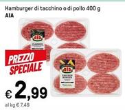 Offerta per Aia - Hamburger Di Tacchino O Di Pollo a 2,99€ in Iper La grande i