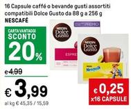 Offerta per Nescafé - 16 Capsule Caffé O Bevande Dolce Gusto a 3,99€ in Iper La grande i