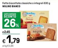 Offerta per Mulino Bianco - Fette Biscottate Classiche O Integrali a 1,79€ in Iper La grande i