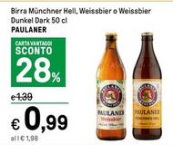 Offerta per Paulaner - Birra Münchner Hell, Weissbier O Weissbier Dunkel Dark a 0,99€ in Iper La grande i