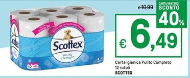 Offerta per Scottex - Carta Igienica Pulito Completo a 6,49€ in Iper La grande i