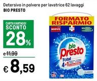 Offerta per Bio Presto - Detersivo In Polvere Per Lavatrice a 8,59€ in Iper La grande i
