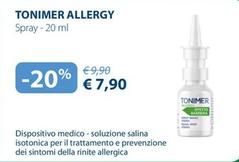 Offerta per Tonimer Allergy a 7,9€ in Iper La grande i