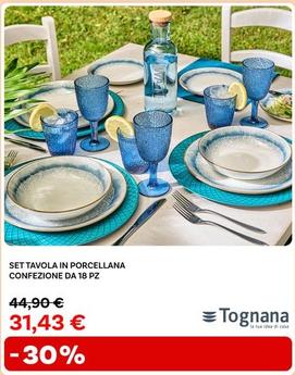 Offerta per Tognana - Set Tavola In Porcellana a 31,43€ in Max Factory