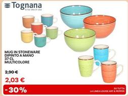 Offerta per Tognana - Mug In Stoneware  37 Cl  a 2,03€ in Max Factory