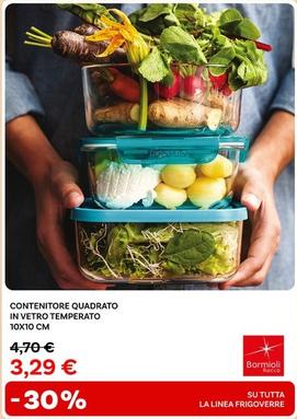 Offerta per Bormioli Rocco - Contenitore Quadrato In Vetro Temperato a 3,29€ in Max Factory