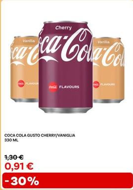 Offerta per Coca Cola - Gusto Cherry/Vaniglia a 0,91€ in Max Factory