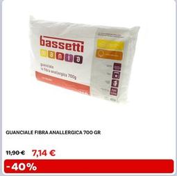 Offerta per Bassetti Mania - Guanciale Fibra Anallergica a 7,14€ in Max Factory