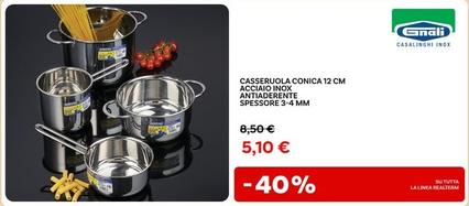 Offerta per Gnali - Casseruola Conica 12 Cm In Acciaio Inox a 5,1€ in Max Factory